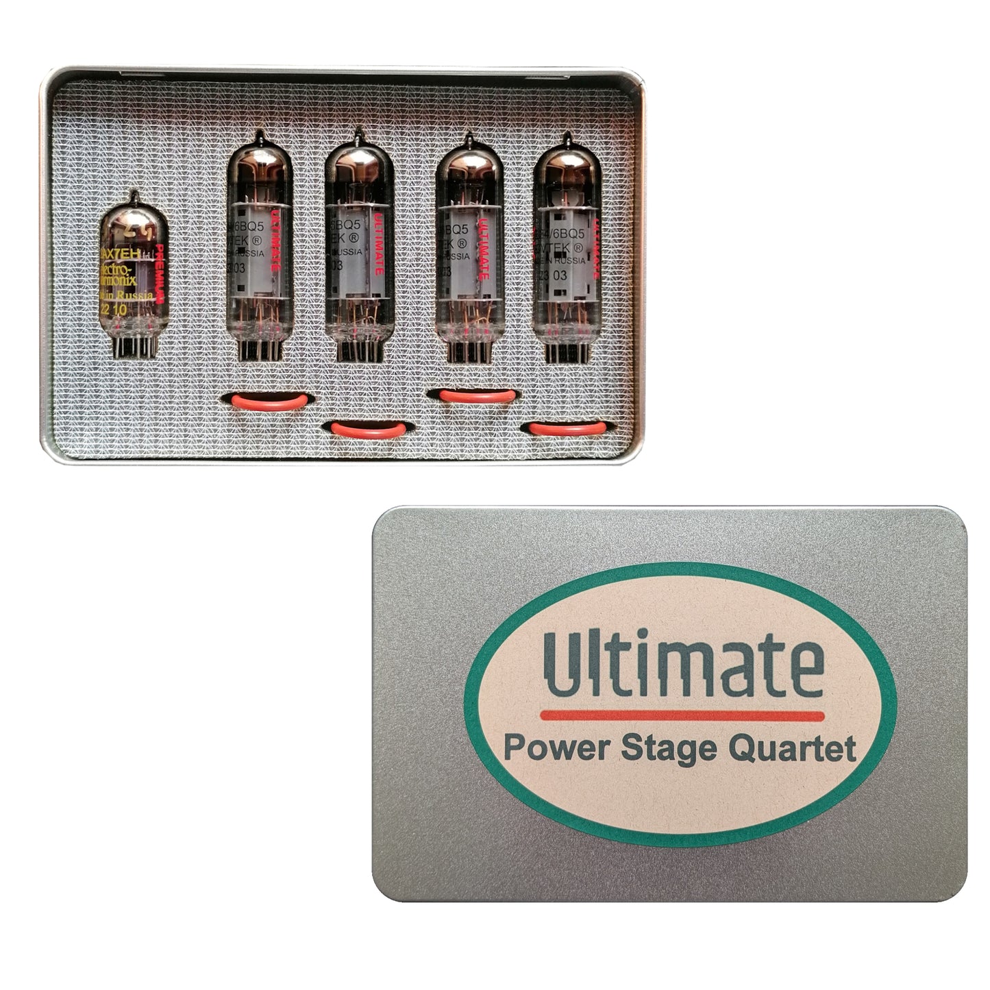 EL84 Quartet + Driver 12AX7 / ECC83 Premium. ULtimate quartet+