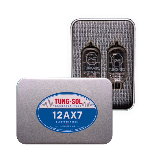 Paire de 12AX7 Tung-Sol appairées. Spécial Studio / HI FI  / Ampli Stérép