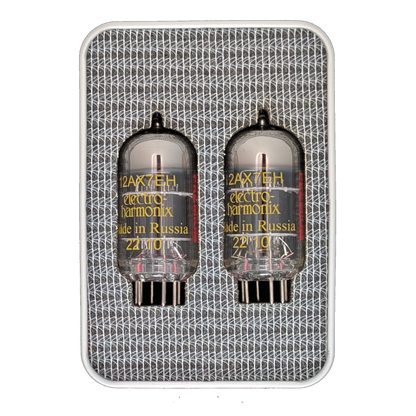 12ax7 EH, Electro Harmonix Duet. Paire appairée.