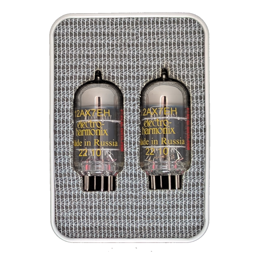 12ax7 EH, Electro Harmonix Duet. Paire appairée.