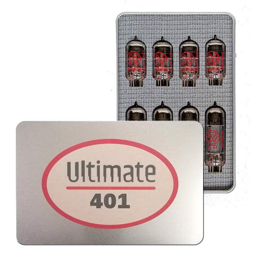 Contenu du Kit DSL 401 vue de face. Boite et lampes JJ