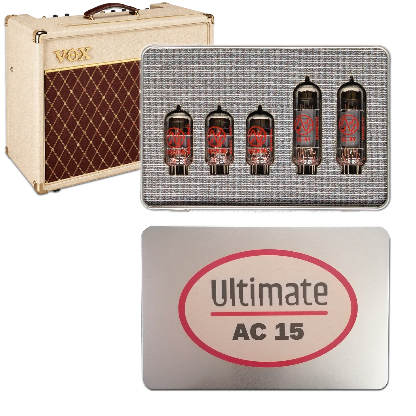 Lampes de retubage JJ pour Vox ac15. ( el84 appairées)