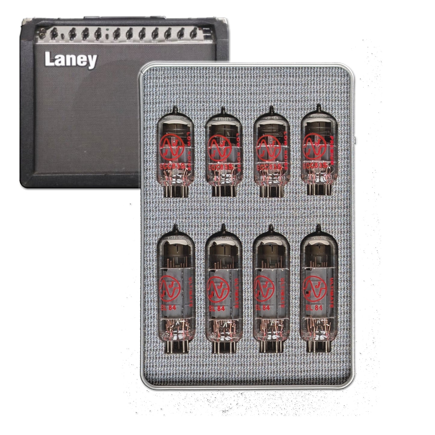 kit laney LC 30. Lampes de retubage JJ vue de face.