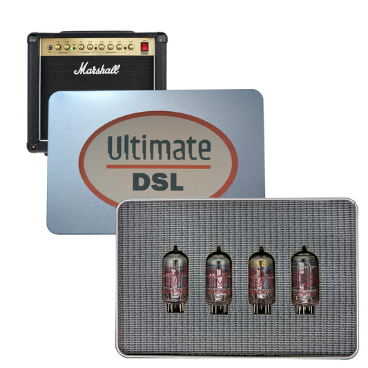 Kit de lampes de retubage pour le DSL 5 Marshall. Option 12bh7/ JJ 