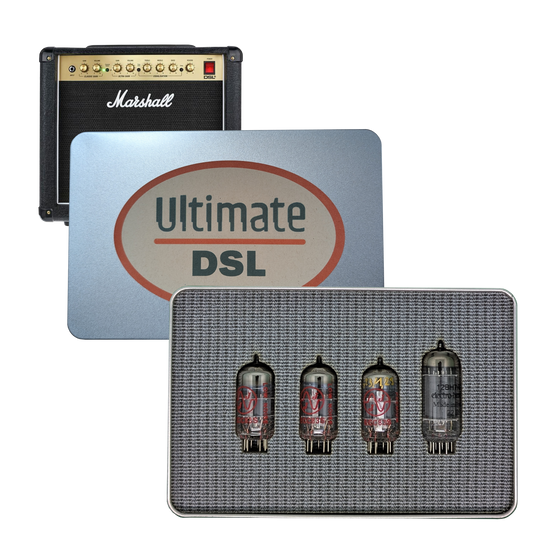 Kit de lampes de retubage pour le DSL 5 Marshall. Option 12bh7 Electro Harmonix