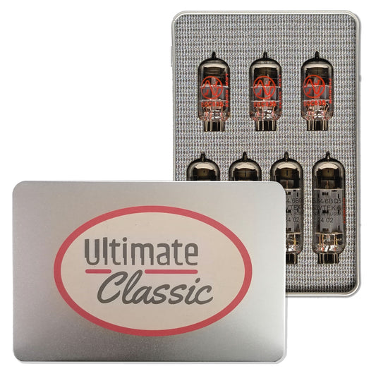 Kit Sovtek pour le retubage du Classic 30. Vue de face avec la boite.
