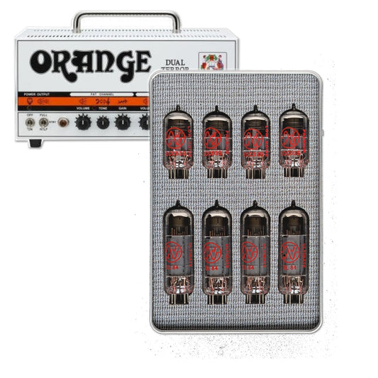 Lampes de retubage JJ pour Dual Terror Orange. Vue de face.