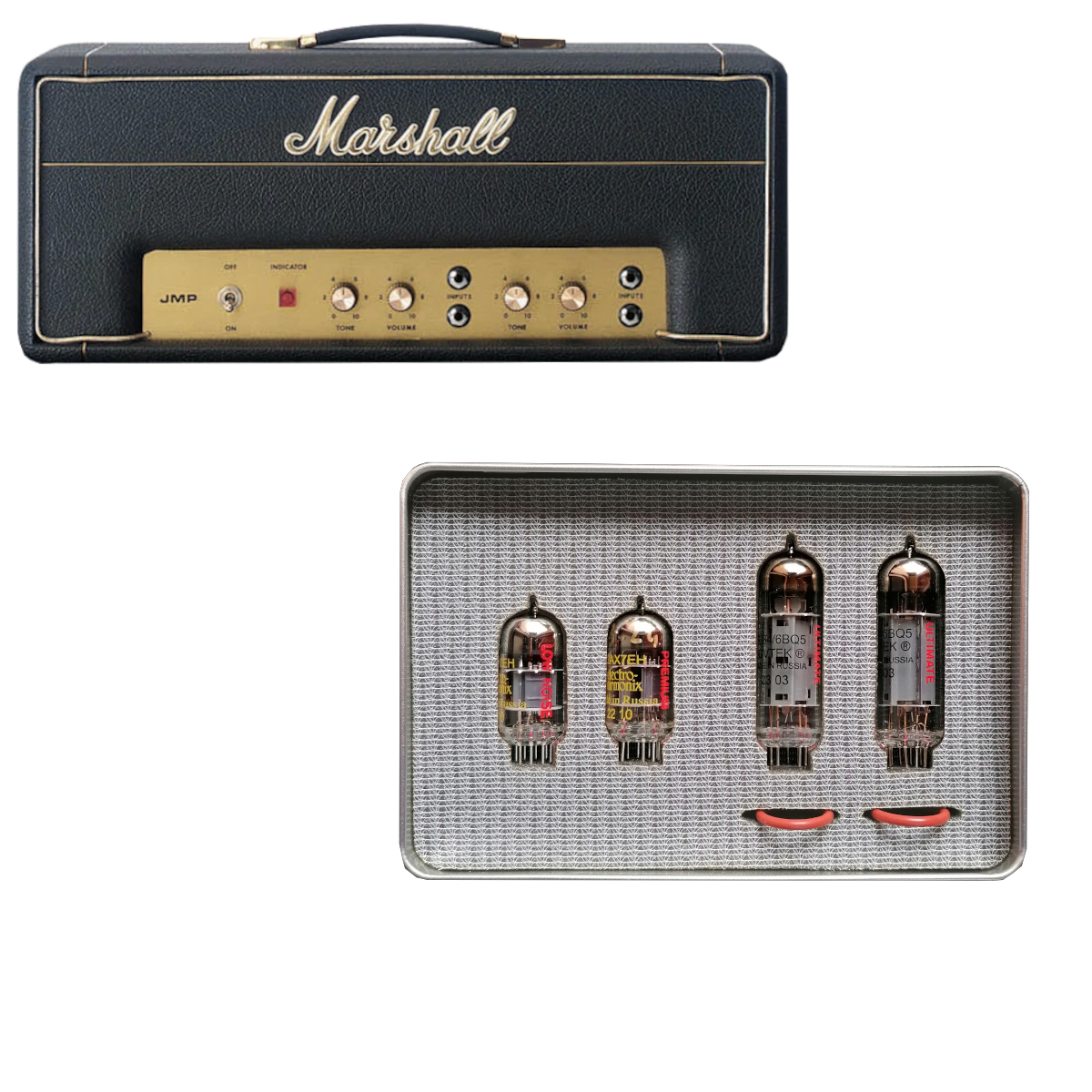 Set de lampes pour Marshall 2061 X. 12AX7 Electro Harmonix / EL84 Sovtek