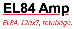 el84 Amp